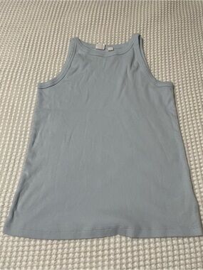 GAP Classic Light Blue Ribbed Tank Top - Girl’s